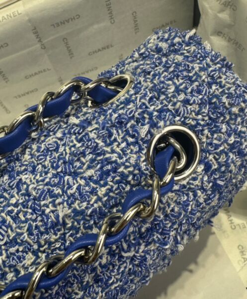 Chanel Mini Classic Handbag A69900 Blue 6