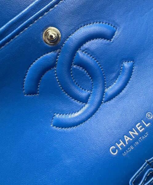 Chanel Mini Classic Handbag A69900 Blue 8