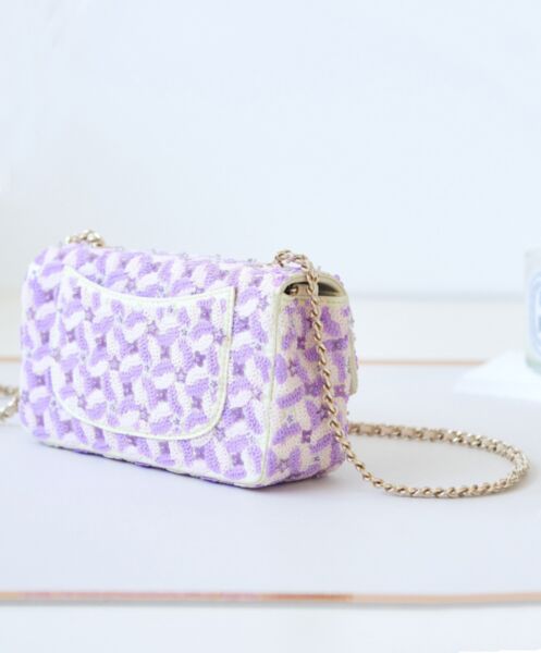 Chanel Flap Bag AS3965 Purple 5