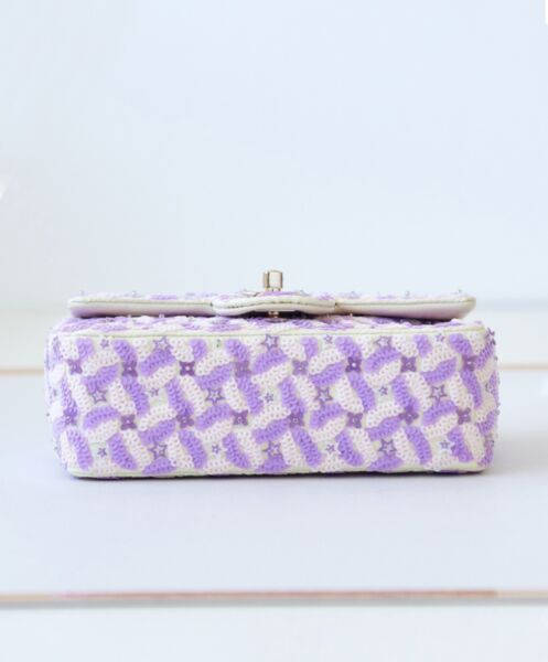 Chanel Flap Bag AS3965 Purple 6