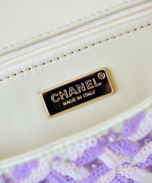 Chanel Flap Bag AS3965 Purple 8