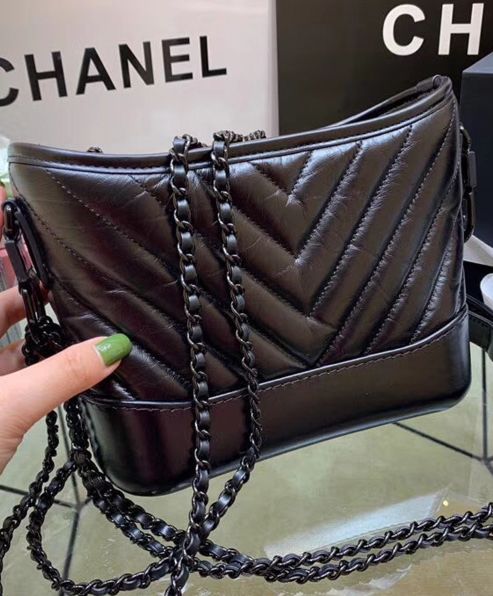 Chanel Gabrielle Small Hobo Bag A91810 Black