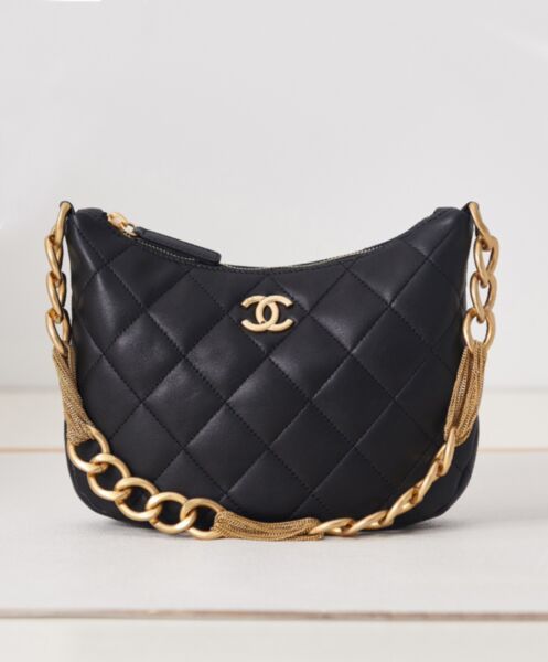 Chanel Hobo Handbag AS4220 Black 2