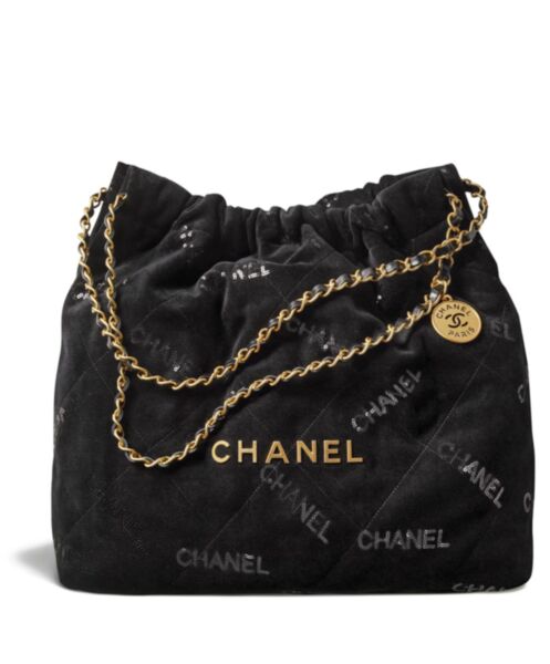 Chanel 22 Handbag AS3261 Black