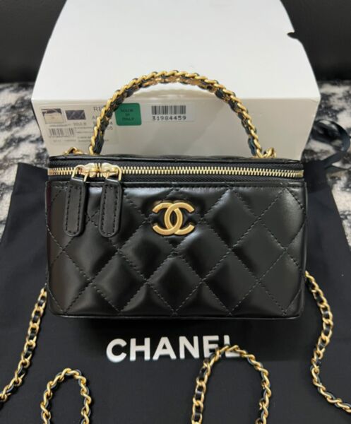 Chanel Chain Makeup Bag AP3012 Black 2