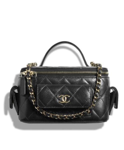 Chanel Vanity With Chain AP3017 Black