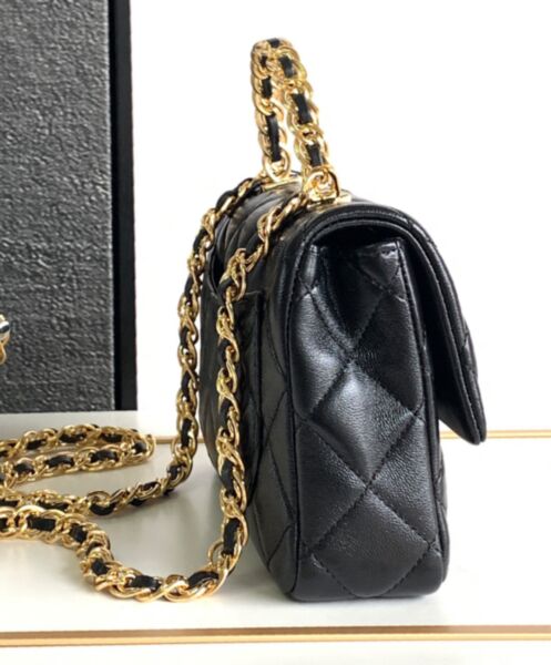 Chanel Small Flap Bag With Top Handle AS4023 2