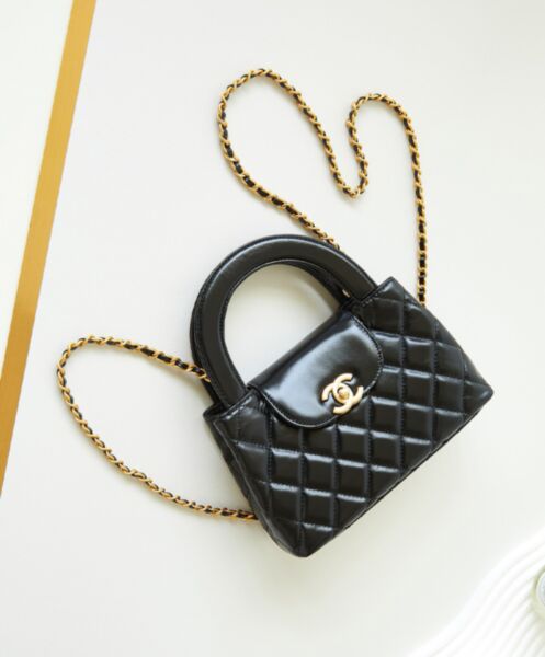 Chanel Mini Shopping Bag AS4416 Black 4