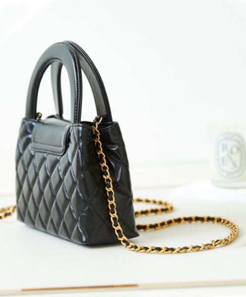 Chanel Mini Shopping Bag AS4416 Black 6