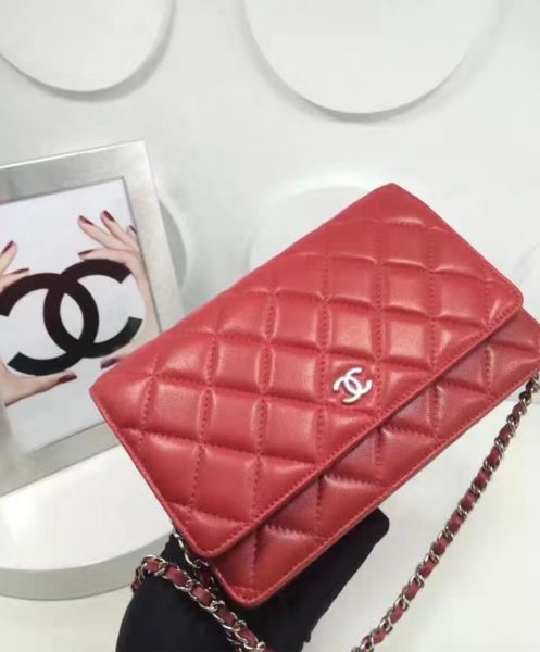 Chanel Classic Quilted WOC Wallet on Chain A33814