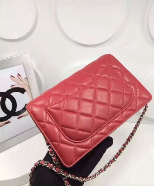 Chanel Classic Quilted WOC Wallet on Chain A33814