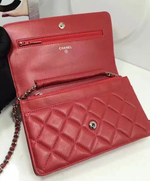 Chanel Classic Quilted WOC Wallet on Chain A33814