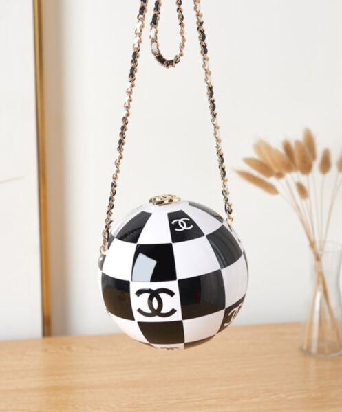 Chanel Sphere Minaudiere AS3716 White 5