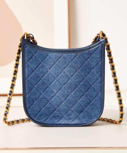 Chanel Hobo HandBag AS4532 Blue 5