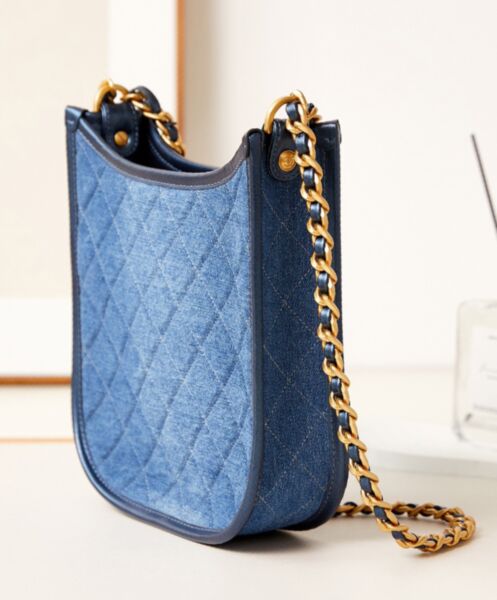 Chanel Hobo HandBag AS4532 Blue 6