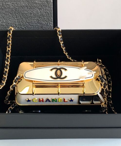 Chanel Mini Van Minaudiere AS4590 Black 6