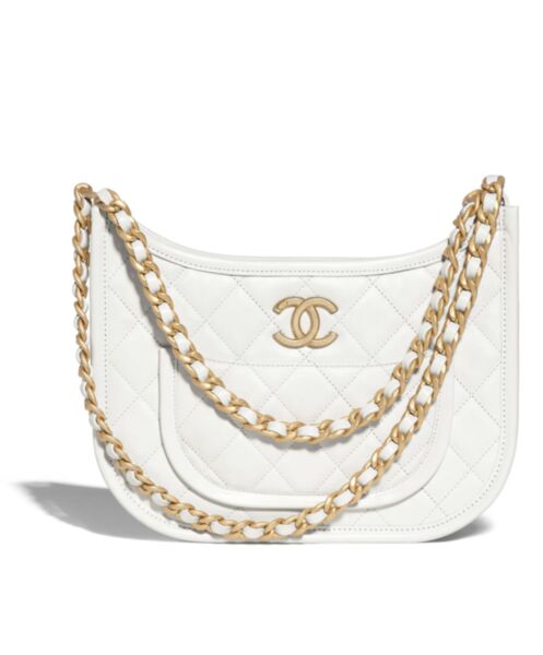 Chanel Hobo HandBag AS4666 White