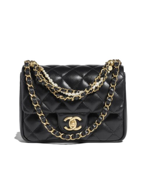 Chanel Mini Flap Bag AS4385 Black