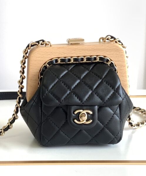 Chanel Small Clutch AS3053 Black 2