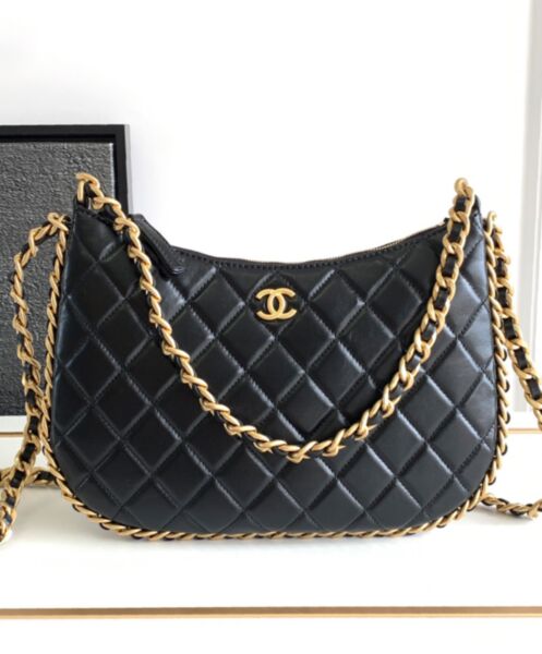 Chanel Large Hobo Bag AS4368 Black 2