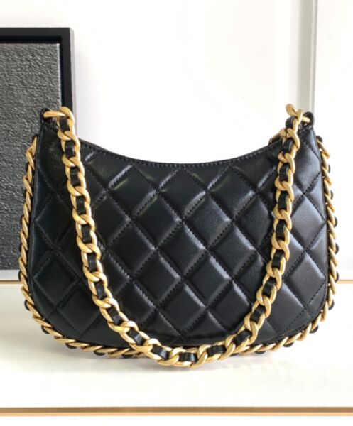 Chanel Hobo Handbag AS4378 Black 3