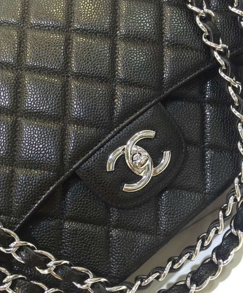 Chanel Women's Classic Jumbo Flap Bag A58601 Black