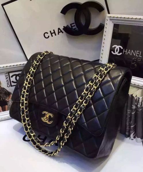 Chanel Women's Classic Jumbo Flap Bag A58601 Black