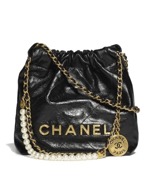 Chanel 22 Mini Handbag Black