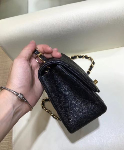 Chanel Mini Classic Boy Flap Bag A01115 Black