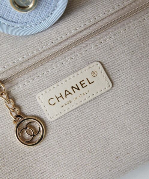 Chanel Shopping Bag AS3351 Blue 9