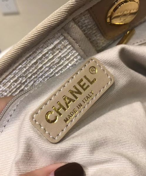 Chanel Canvas Large Deauville Tote A66942 