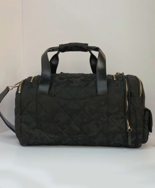 Chanel Neige Two-in-One Duffle/Backpack Black 7