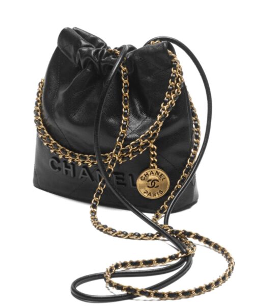 Chanel 22 Mini Handbag AS3980 Black