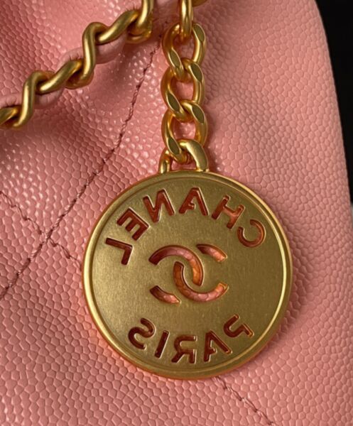 Chanel 22 Mini Handbag AS3980 Pink 5