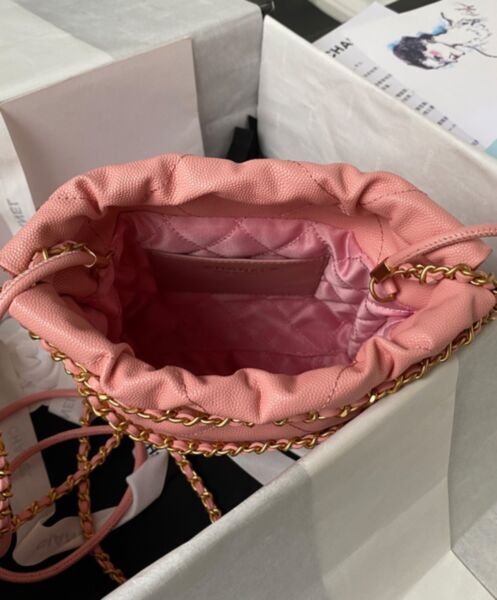 Chanel 22 Mini Handbag AS3980 Pink 8