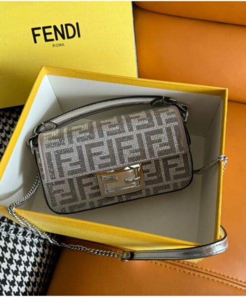 Fendi Baguette Mini 8BS017 Silver 2