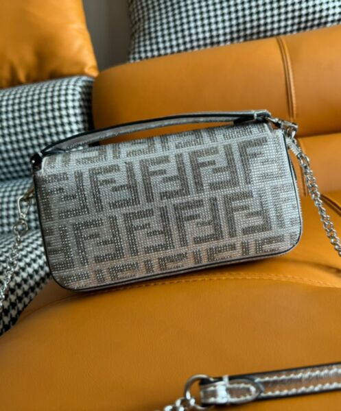 Fendi Baguette Mini 8BS017 Silver 6