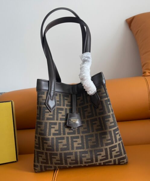 Fendi Origami Medium 8BH414 Dark Coffee 2