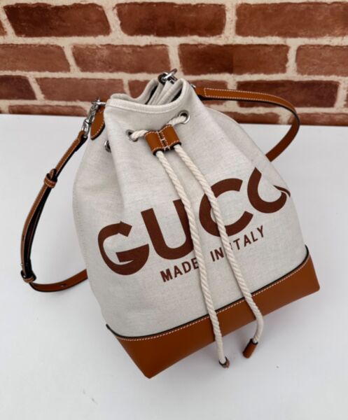 Gucci Small Shoulder Bag With Gucci Print 772856 Coffee 3