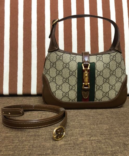 Gucci Jackie 1961 mini hobo bag 637092 Dark Coffee