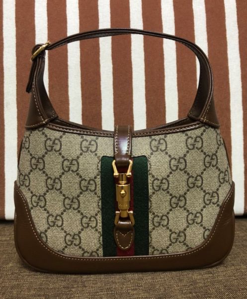 Gucci Jackie 1961 mini hobo bag 637092 Dark Coffee