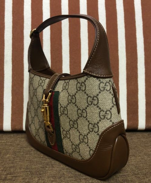 Gucci Jackie 1961 mini hobo bag 637092 Dark Coffee