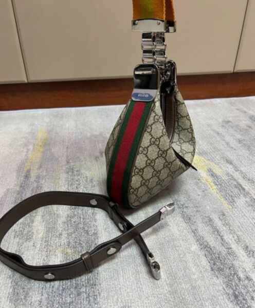 Gucci Attache Small Shoulder Bag 699409 Dark Coffee 5