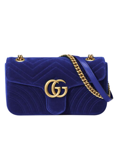 Gucci GG Marmont Velvet Shoulder Bag 443497 