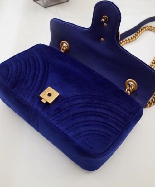 Gucci GG Marmont Velvet Shoulder Bag 443497 