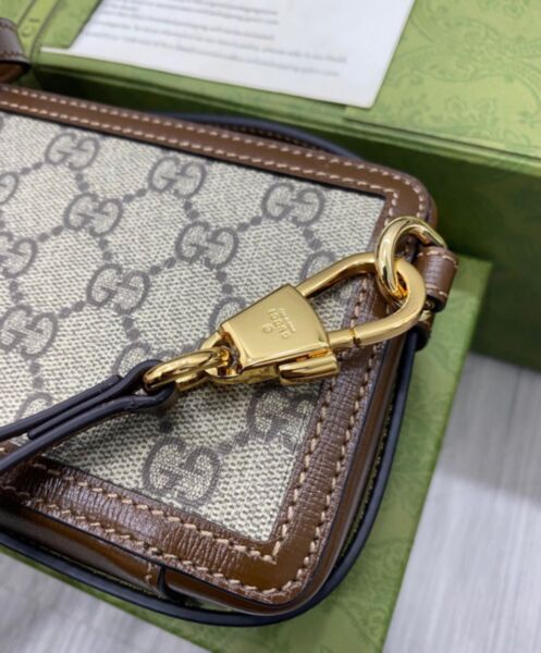 Gucci Mini Bag With Interlocking G 671674 Coffee 7