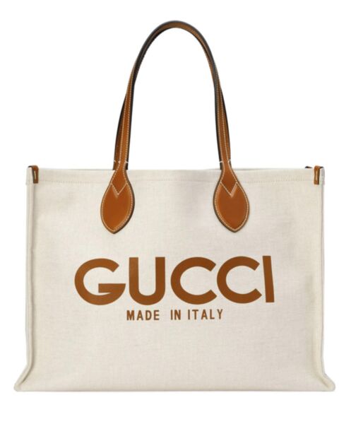 Gucci Medium Tote Bag With Gucci Print 772176 