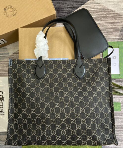Gucci Ophidia GG Large Tote Bag 772184 Black 4