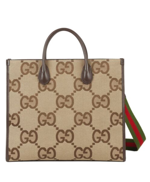 Gucci Tote bag with jumbo GG 678839 Dark Coffee