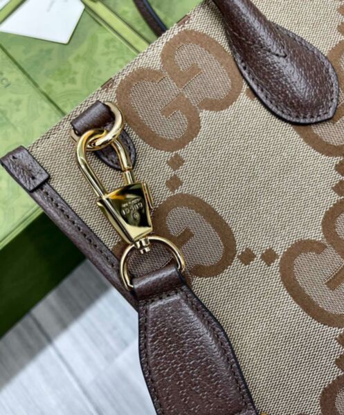 Gucci Tote bag with jumbo GG 678839 Dark Coffee 6